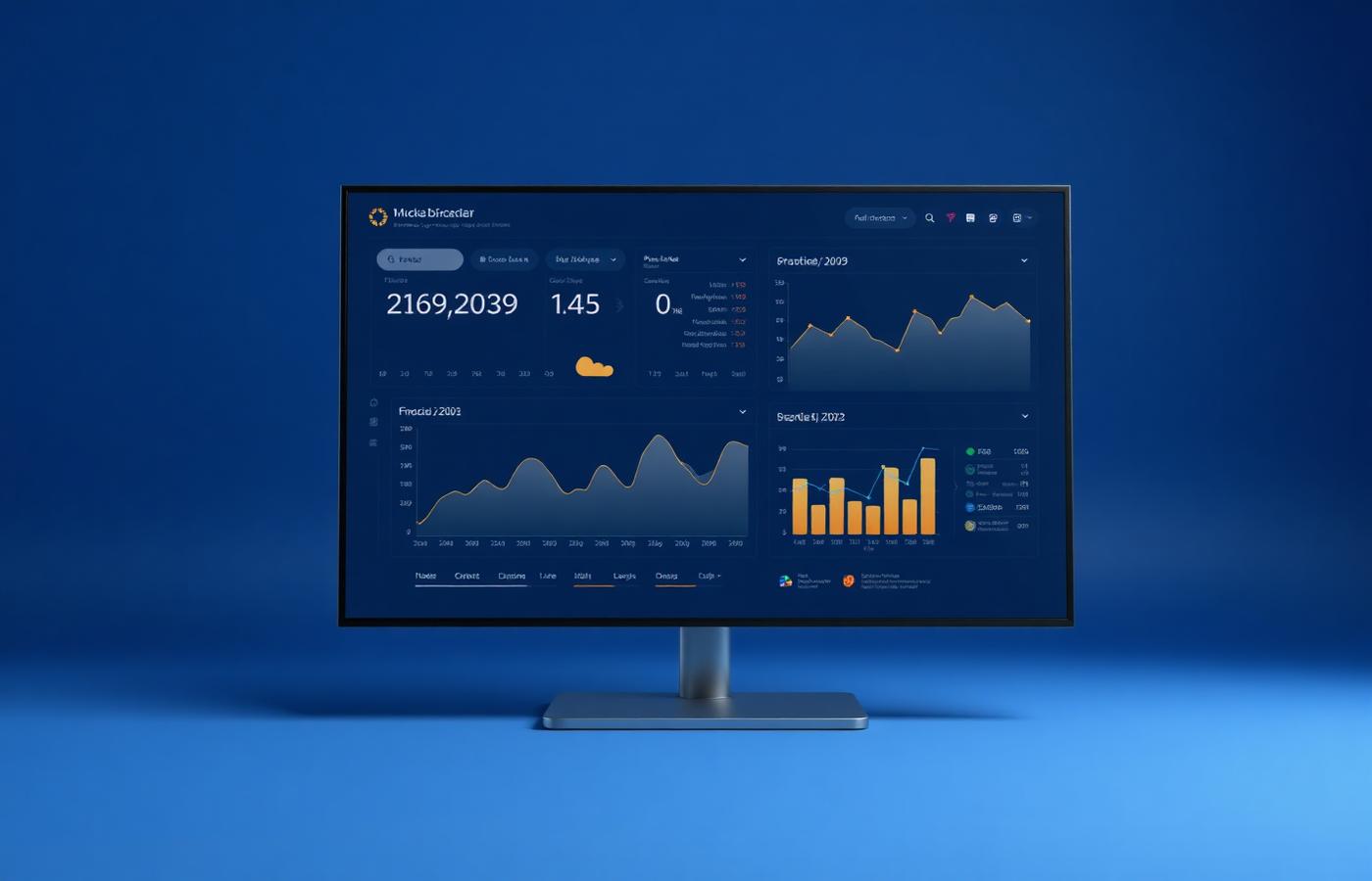Financial analytics dashboard